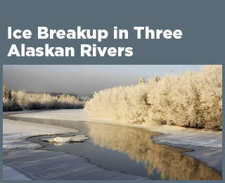 Ice Breakup in Three Alaskan Rivers