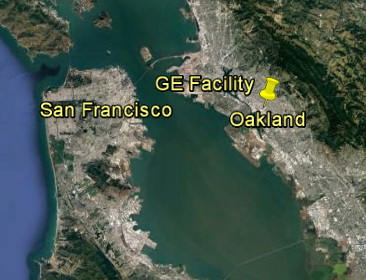 Site location in City of Oakland