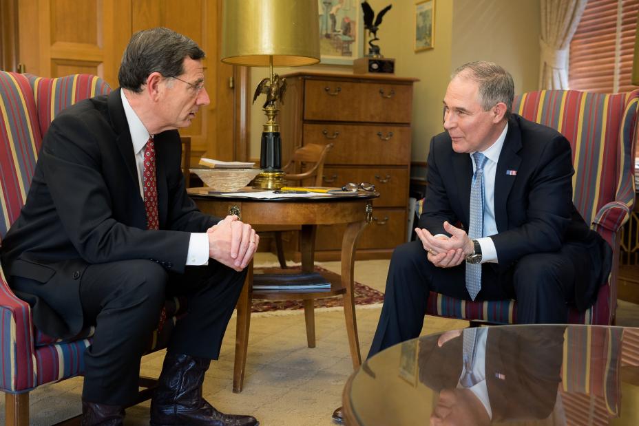 Administrator Pruitt meeting with Sen John Barrasso