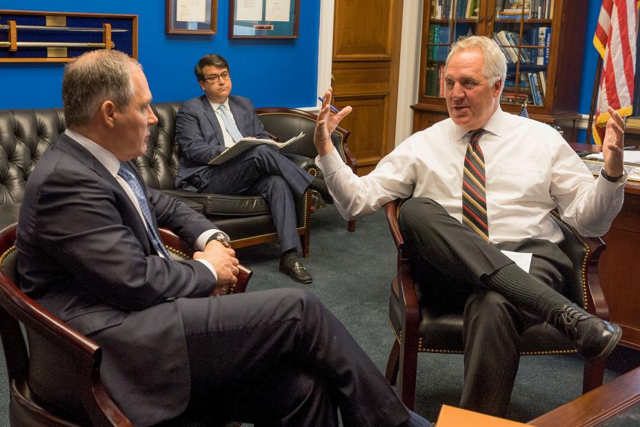 Administrator Pruitt meeting with Rep John Shimkus