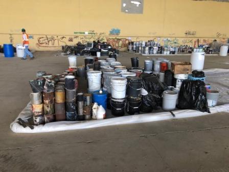 Imagen de un centro de acopio de desechos domésticos 