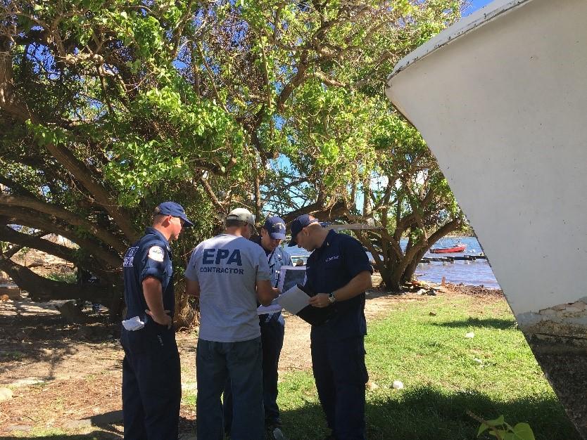 EPA-USCG, USVI, damaged and sunken vessels, 11/17
