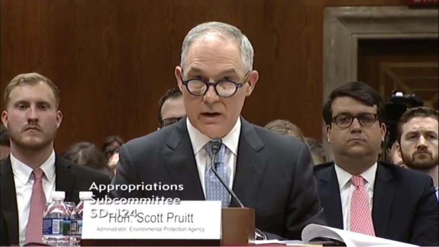 EPA Administrator Scott Pruitt's Opening Remarks Before the Senate Appropriations Subcommittee on Interior, Environment, and Related Agencies, May 16, 2018