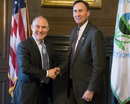 Texas Cong. Olson meets with Admin. Pruitt in Washington, D.C.