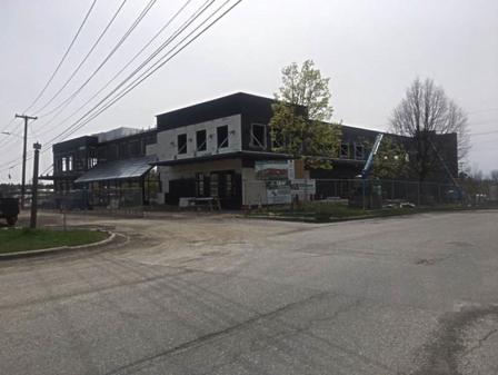 Construction photos of the redevelopment effort to build City Market in Burlington, Vt.