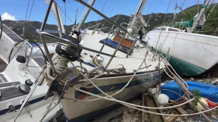 EPA gathering information on damaged vessels, USVI, November 2017