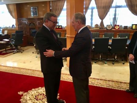 Administrator Pruitt was extended a warm welcome from Minister Aujjar during his visit to Morocco.