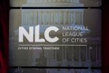 photo of the logo of the National League Of Cities, NLC, Cities Strong Together.