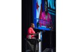 photo of Karen Freeman-Wilson, Mayor, Gary, Indiana at the podium