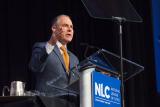 EPA Administrator Scott Pruitt at a NLC podium