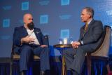 EPA Administrator Scott Pruitt and Kevin Williamson of NRI sitting on the dias.