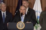 EPA Administrator Scott Pruitt speaking at the podium.