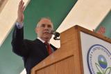 closeup of EPA Administrator Scott Pruitt speaking at the podium.