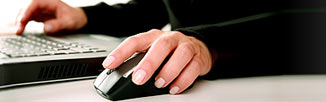 Person using a computer