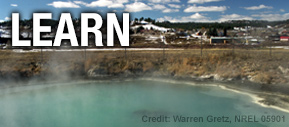 Photo: natural geothermal hot spring