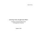 cover of "Achieving Clean Air and Clean Water"