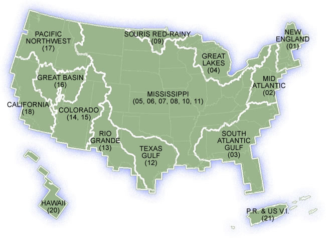 map with data regions