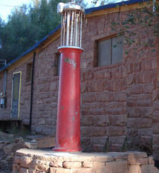 A 1930's to 1940's era gas pump on Navajo Nation (Region 9)