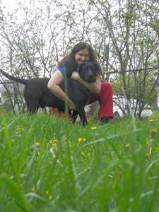 diana with her dog