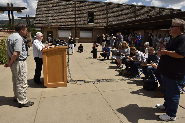 Administrator McCarthy at the podium