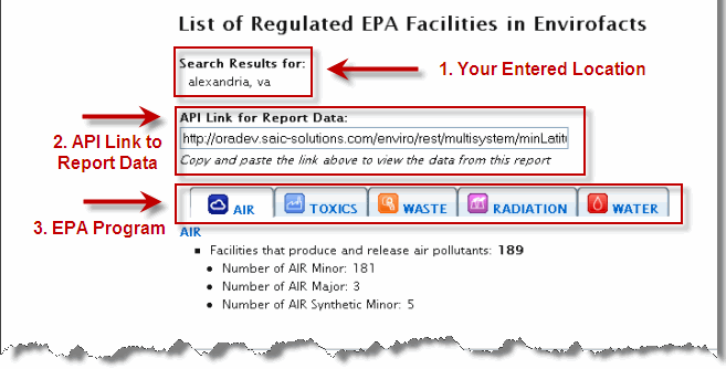 Image showing the result set for Multisystem report