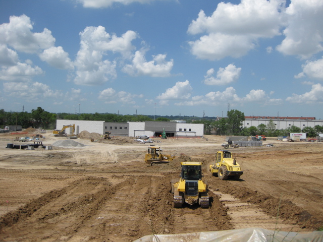 2. Construction of the new commercial space at Kansas City Structural Steel site, June 2014