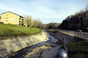 This is a photo of an urban housing area.