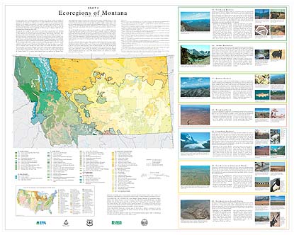 Level IV Ecoregions of Montana-- poster 1 front side