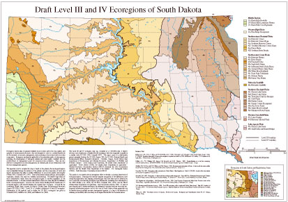 Level III and IV Ecoregions of South Dakota