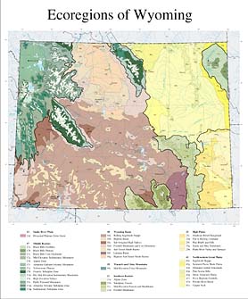 Level III and IV Ecoregions of Wyoming--page size