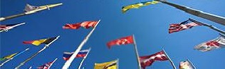Banner image of country flags