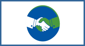 Image of two shaking hands