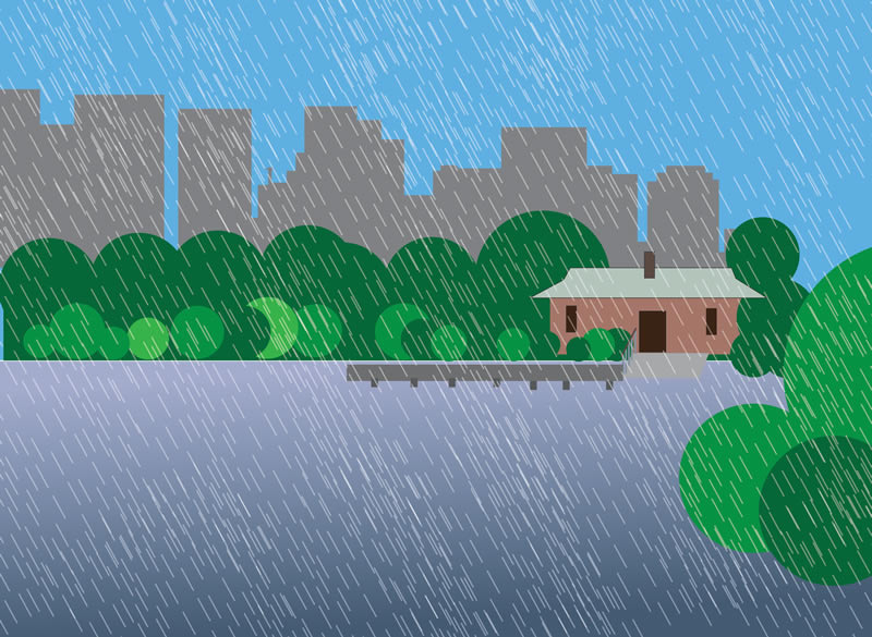 Water Surface View - Wet Weather Events
