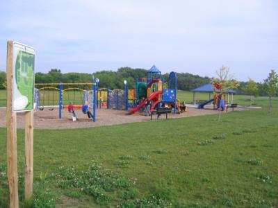 Playground equipment at Osmond Sports Complex