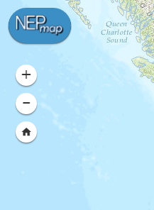 Navigation buttons on the NEPMap Screen