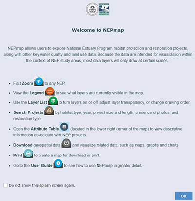 Splash Screen of NEPMap