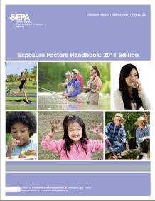 Cover of the 2011 Edition of the EPA Exposure Factors Handbook.
