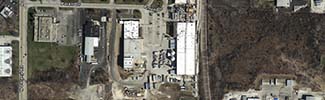 Aerial view of Medline facility in Gurnee, Illinois