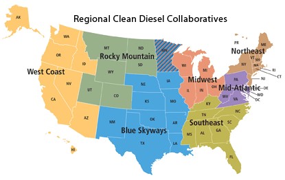 Image of regional clean diesel collaboratives.
