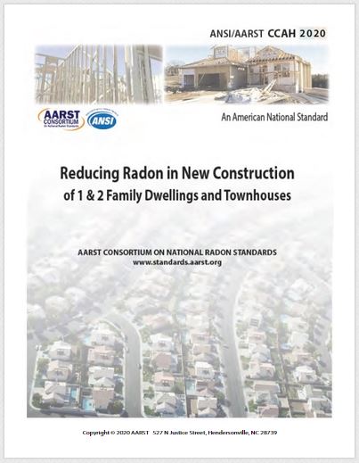 CCAH 2020 Reducing Radon In New Construction Of One & Two Family Dwellings And Townhouses