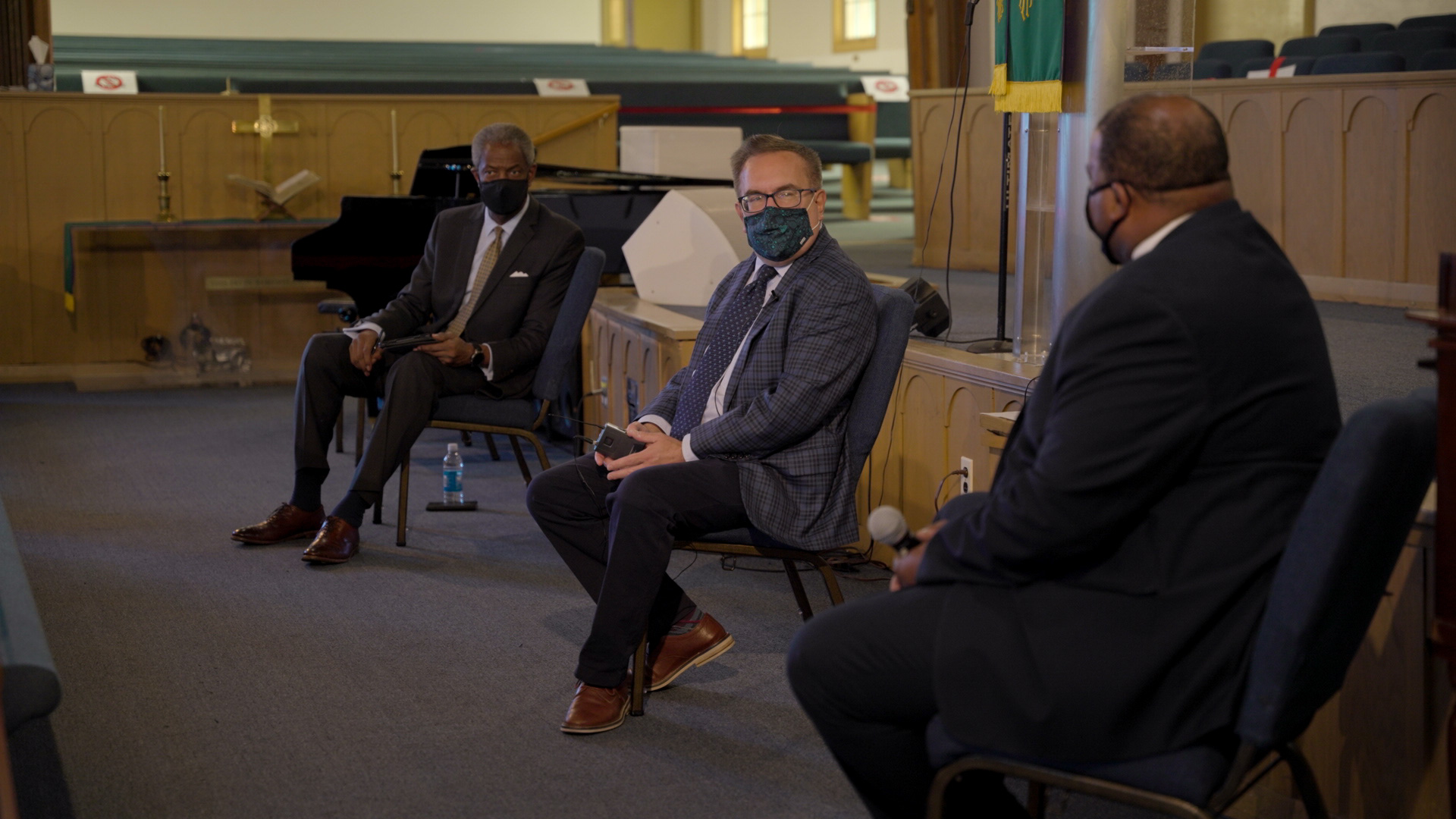 Administrator meets with faith leaders