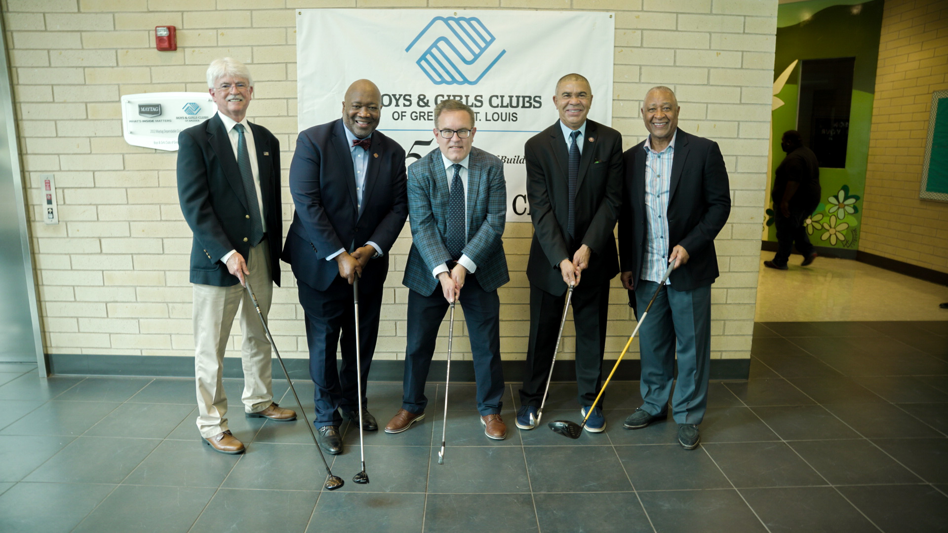 Administrator Wheeler participates in a cleanup completion celebration event with the Boys &amp; Girls Clubs of Greater St. Louis