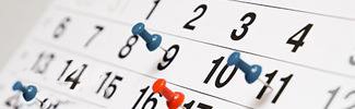a calendar image with the link to Ports Events page.
