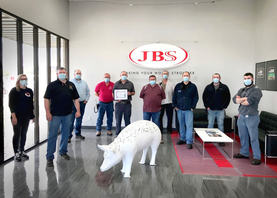 JBS Pork in Ottumwa, Iowa, Receives EPA Region 7 Pollution Prevention