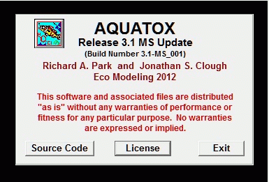 AQUATOX Release 3.1 MS Update About