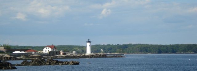 Coastal shoreline in New Hampsire