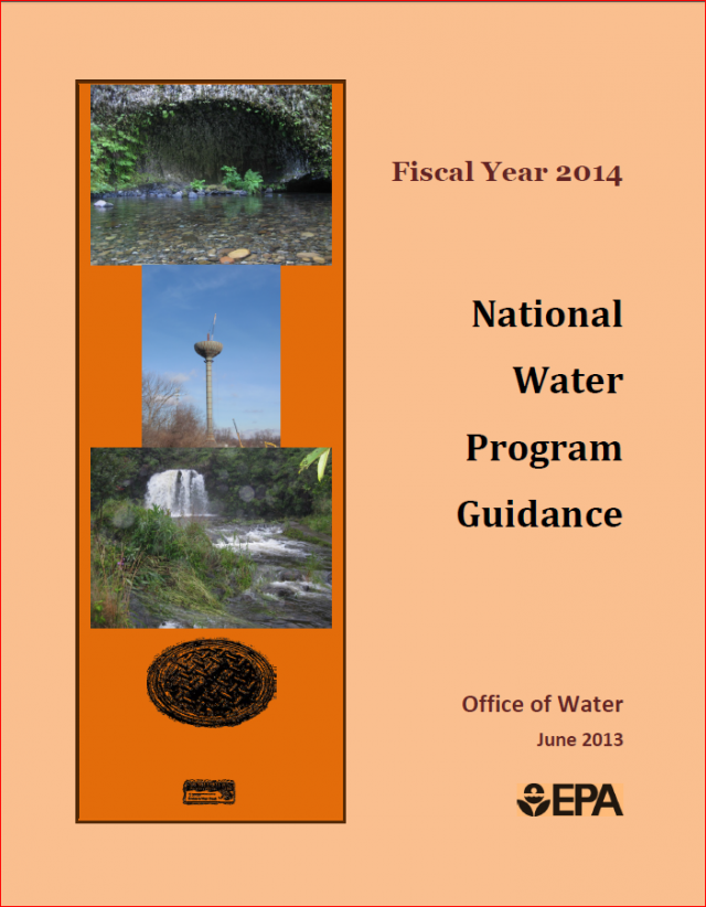 FY 2014 National Water Program Guidance US EPA