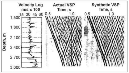 Comparison of real and synthetic
