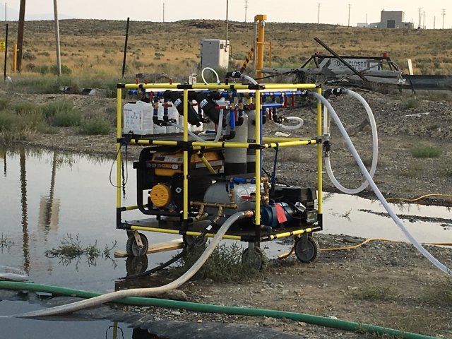 Water on Wheels (WOW) mobile treatment unit