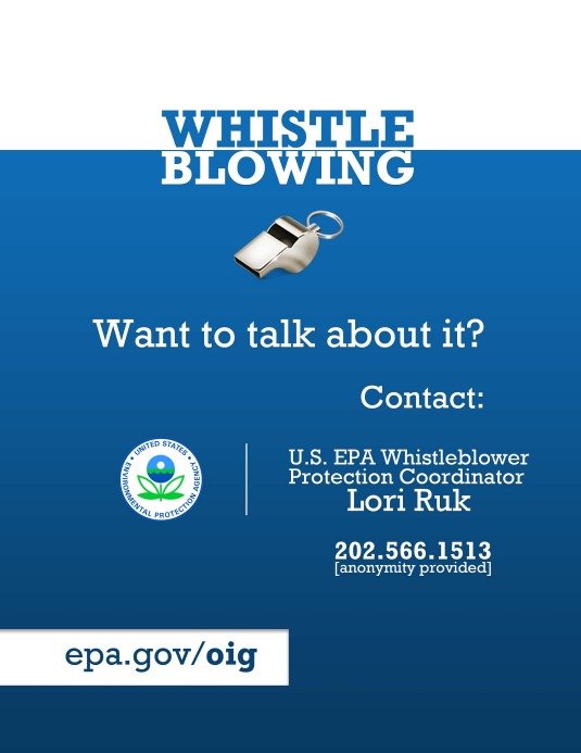 Whistleblower Protection US EPA